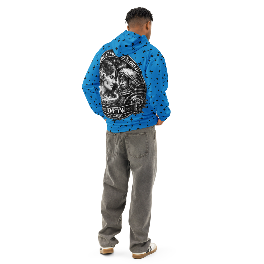 DFTW Stay Distant Hoodie(NAVY BLUE)