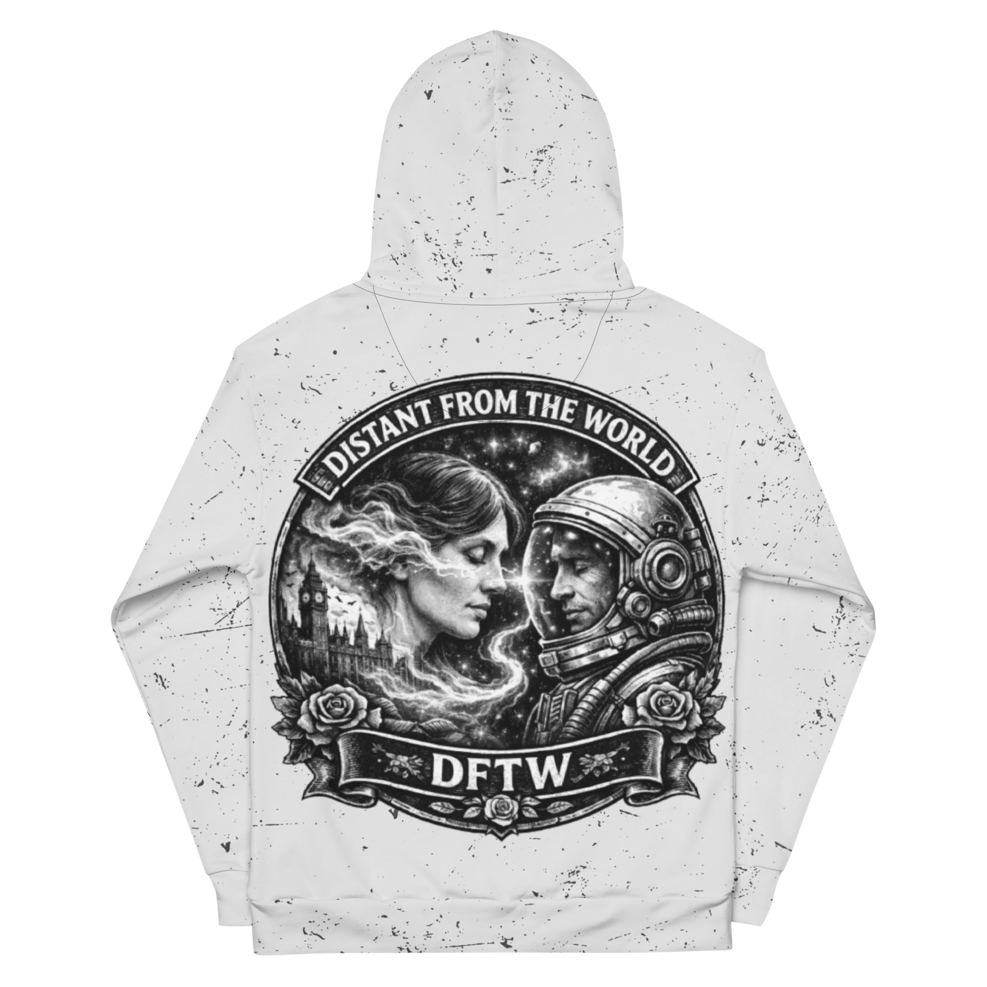 DFTW Stay Distant Hoodie(SPACE GREY)