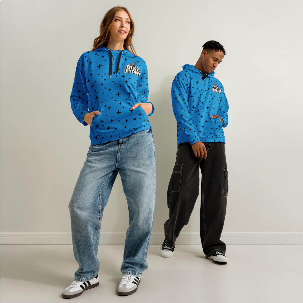 DFTW Stay Distant Hoodie(NAVY BLUE)