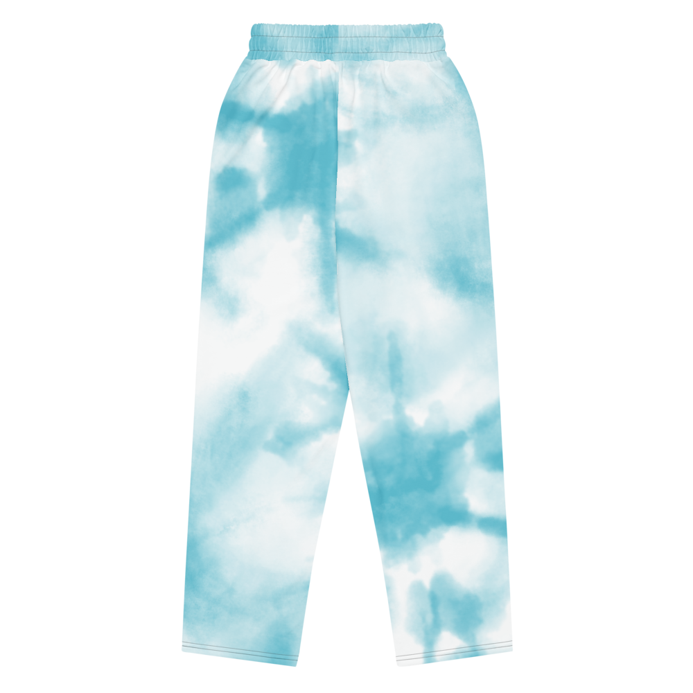 Stay Distant Wide-leg Joggers( BLUE Sky)